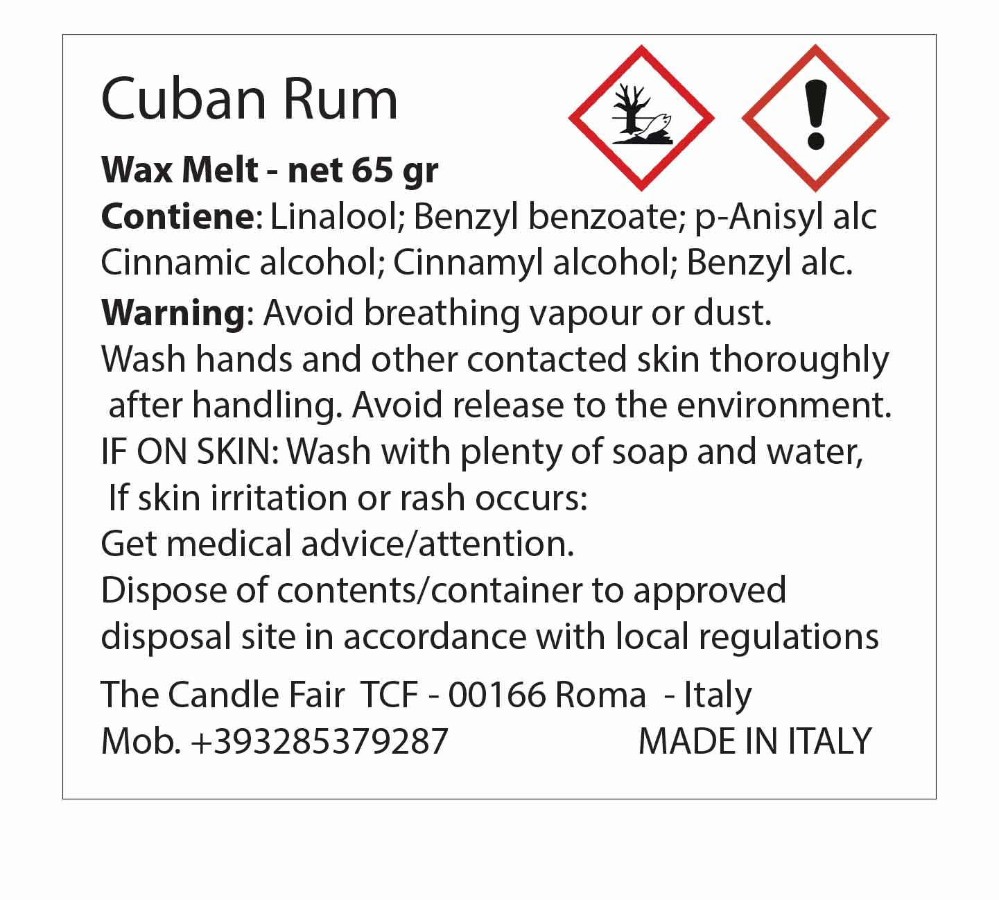 Cuban Sweet Rhum